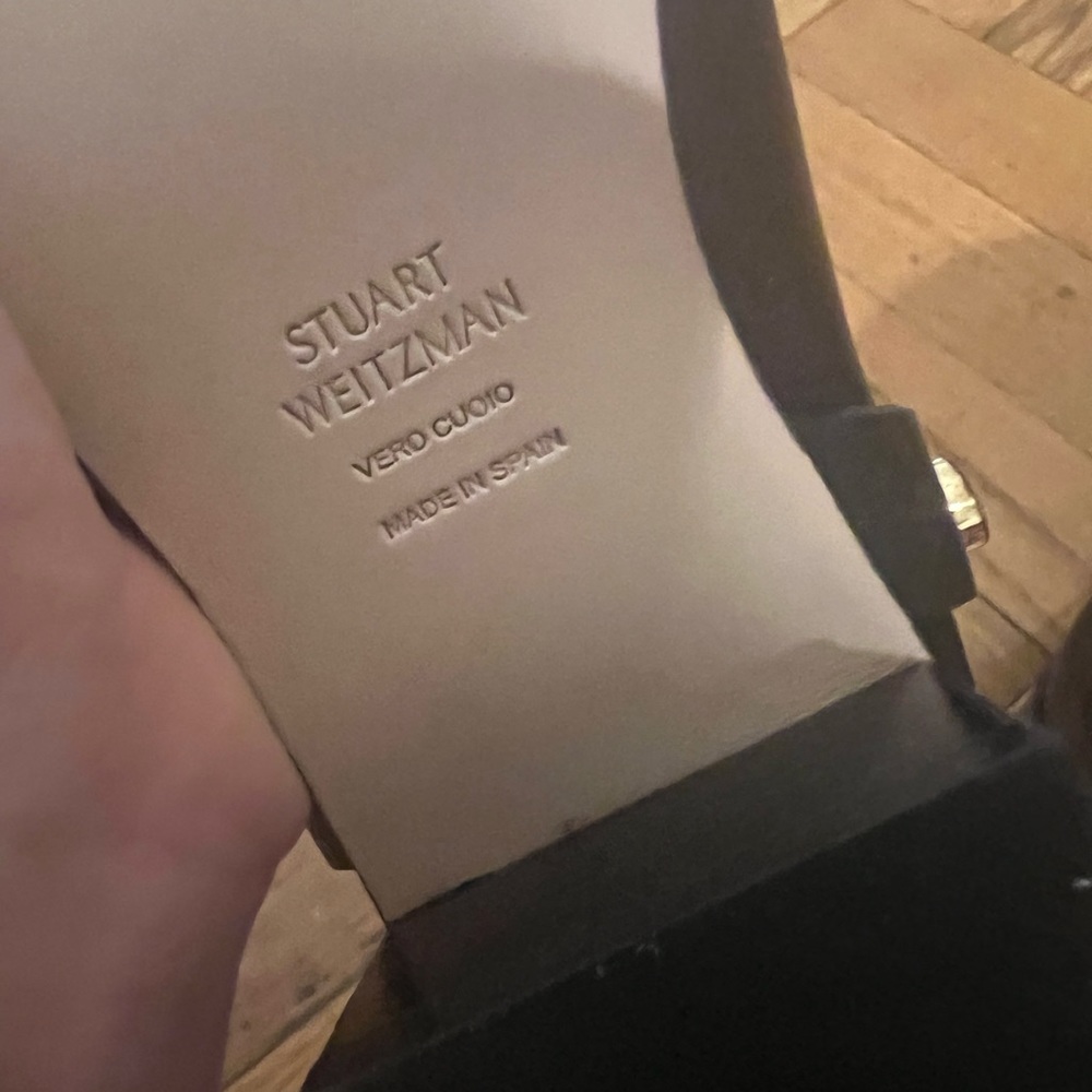 Stuart Weitzman Black Ankle Boot